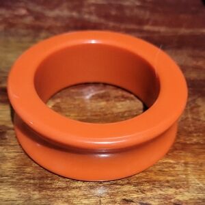 Bold Orange Bangle Bracelet